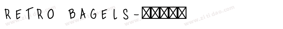 Retro Bagels字体转换